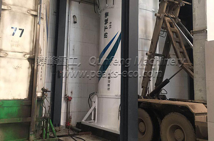 Vertical Waste transfer Station System