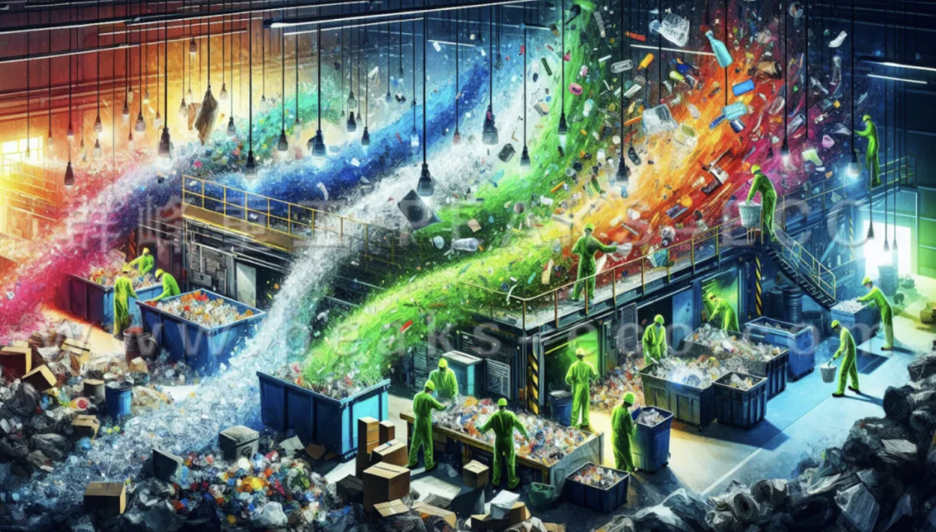 使用先进的垃圾分拣机技术，最大限度地提高回收效率