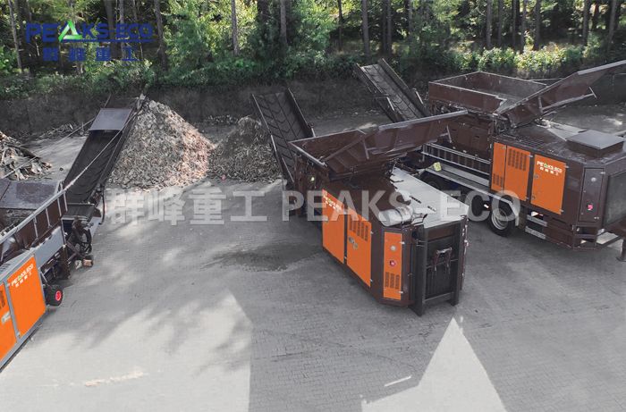 移动式双轴同步破碎机S750 移动式双轴同步破碎机S750